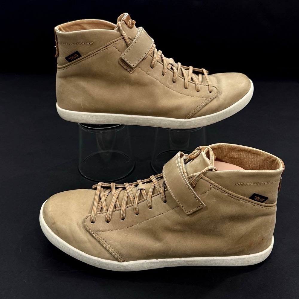 Teva Leather Lace Up Oxford Willow Chukka Sneaker Shoe Women US 10 41 Athletic